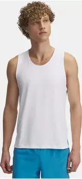 Under Armour Launch Elite Laufshirt &auml;rmellos white/reflective (Herren) (1389800-100)