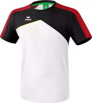 Erima Premium One 2.0 Running Laufshirt kurzarm wei&szlig;/schwarz/rot/gelb (Herren) (1081808)