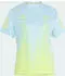 adidas BMW Berlin Marathon 2026 Allover-Print Laufshirt kurzarm crystal sky/frozen lemon (Damen) (KG8254)