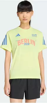 adidas BMW Berlin Marathon 2026 Event Laufshirt kurzarm frozen lemon (Damen) (HZ9486)