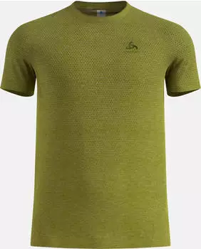 Odlo Essential Seamless 2.0 Laufshirt kurzarm guacamole melange (Herren) (316162-40200)