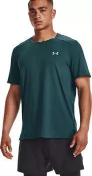 Under Armour Iso-Chill Run Laser Laufshirt kurzarm tourmaline teal/reflective (Herren) (1370338-716)
