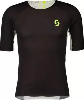 Scott RC Run Ultra Laufshirt kurzarm schwarz/gelb (Herren) (403196-1040)