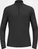 Odlo Essentials Ceramiwarm Midlayer Half Zip Laufshirt langarm black melange (Herren) (542742-15015)