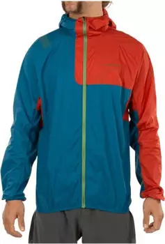 La Sportiva Vento Windbreaker Laufjacke space blue/saffron (Herren) (P25-623313)