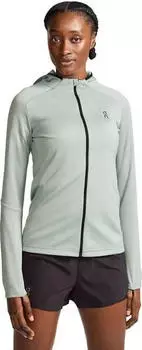 On Climate Zip Hoodie Laufjacke cobble (Damen) (1WE10331922)