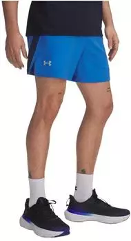 Under Armour Launch Laufhose kurz blue atlantis/washed navy/reflective (Herren) (1382617-402)