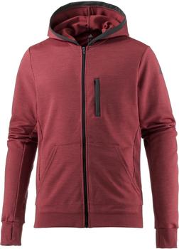 Adidas City Run Knit Jacket Men mystery red/black