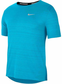Nike Dri-FIT Miler Laufshirt (CU5992) chlorine blue/reflective silver