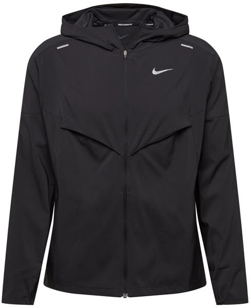 Nike Windrunner Men\'s Running Jacket (CZ9070) black/reflective silver  Erfahrungen 5/5 Sternen