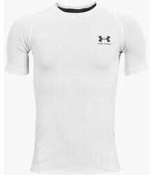 Under Armour HeatGear Armour Oberteil kurzärmlig Kinder (1361723-100) weiß