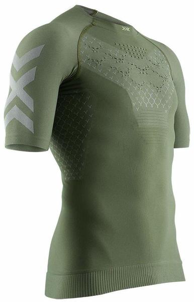 X-Bionic Twyce 4.0 Run Shirt Sh Sl Men olive green/dolomite grey