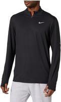 Nike DD4756-010, NIKE Element Dri-FIT 1/2-Zip Laufshirt Herren black/reflective silv