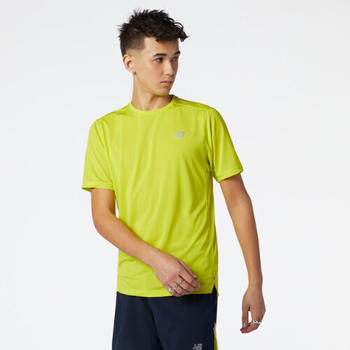 New Balance Impact Runshort sleeves Shirt (MT01234SYE) yellow