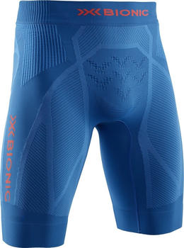X-Bionic The Trick 4.0 Run Shorts Men Teal Blue/Kurkuma Orange
