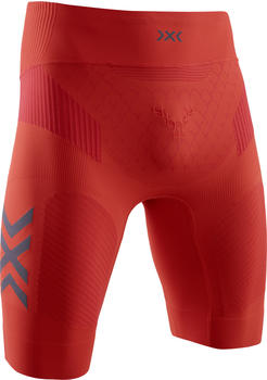 X-Bionic Twyce 4.0 Run Shorts Men Sunset Orange/Teal Blue