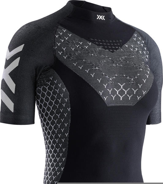 X-Bionic Twyce 4.0 Run Shirt Sh Sl Wmn Opal Black / Arctic White