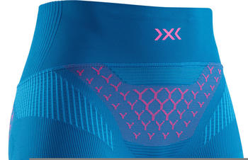 X-Bionic Twyce 4.0 Run Shorts Wmn Teal Blue/Neon Flamingo