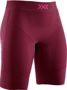 X-Bionic Invent 4.0 Run Speed Shorts Wmn Namib Red/Neon Flamingo