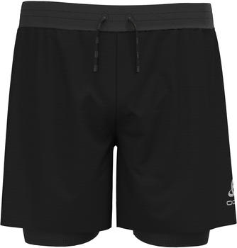 Odlo Axalp Trail 6 Inch 2-in-1 Shorts black