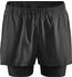 Craft Essence ADV 2-in-1 Stretch Shorts black