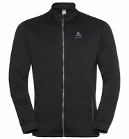 Odlo 542512-15000-M, Odlo Berra Mid Layer Full-Zip f&uuml;r Herren, M, schwarz