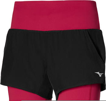 Mizuno 4.5 2in1 Shorts Women (J2GB170496) black/red
