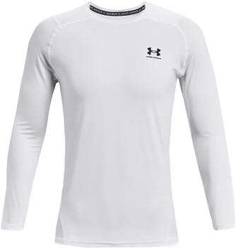 Under Armour Men's HeatGear Armour Fitted Long Sleeve white