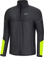 Gore Wear 100529, GORE WEAR GORE M Thermo Zip Shirt langarm Schwarz/Neongelb male