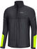 Gore M Thermo Long Sleeve Zip Shirt black/neon yellow