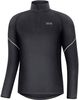 Gore M Mid Long Sleeve Zip Shirt black