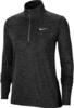 Nike CU3220-010, NIKE Element 1/2-Zip Laufshirt Damen black/reflective silver S