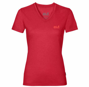 Jack Wolfskin Crosstrail T-Shirt Women (1801692) bright scarlet