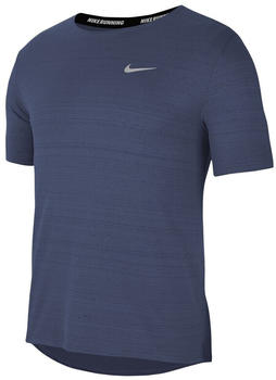 Nike Dri-FIT Miler Laufshirt (CU5992) thunder blue/reflective silv