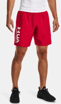 Under Armour UA Woven Emboss Shorts (1361432) red
