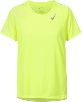 Nike Dri-FIT Race short sleeves Running Shirt Women (DD5927-010) volt/reflective silv