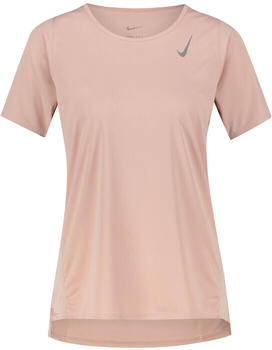 Nike Dri-FIT Race short sleeves Running Shirt Women (DD5927) pink oxford/reflective silver