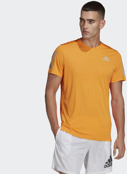 Adidas Own the Run T-Shirt (HB7448) orange rush/reflective silver