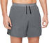 smoke grey/refl silver: Nike Dri-FIT Stride Laufshorts (DM4755)