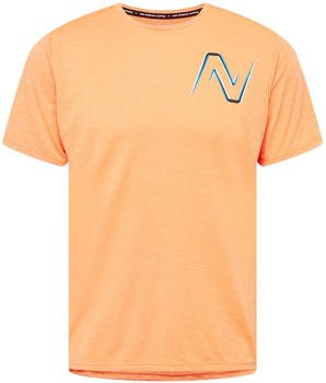 New Balance Graphic Impact Run SS Shirt vibrant heather orange