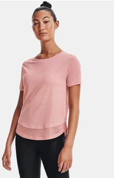 Under Armour UA Tech Vent Shirt short sleeves Women (1366129) pink/white
