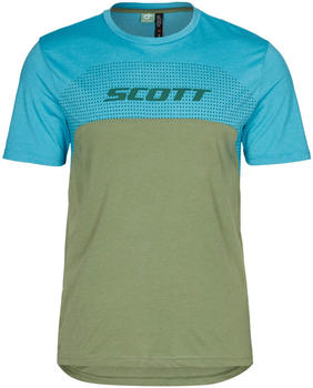 Scott Sports Scott Trail Flow Dri S/SL Shirt nile blue/frost green