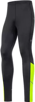 Gore R3 Thermo Tights black/neon yellow