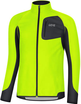 Gore R3 Partial Gore Windstopper Shirt (100287) neon yellow/black