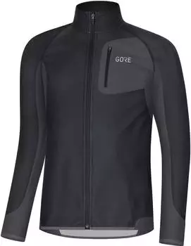 Gore R3 Partial Gore Windstopper Shirt (100287) black/terra grey