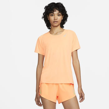 Nike Dri-FIT Race short sleeves Running Shirt Women (DD5927) orange