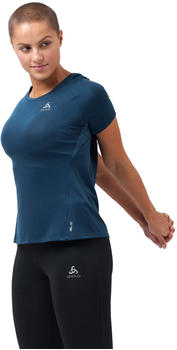 Odlo Women Essentials Chill-Tec Running Shirt blue wing teal
