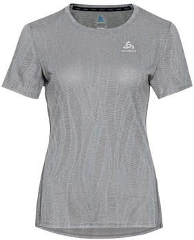 Odlo Women Zeroweight Engineered Chill-Tec Running Shirt stone grey melange