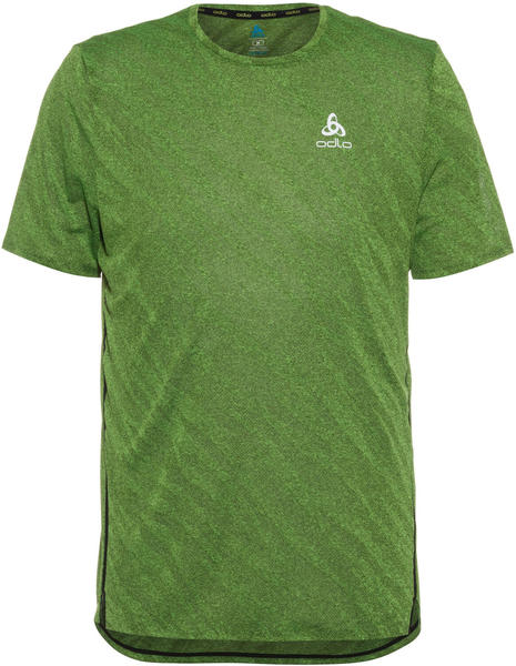 Odlo Men Zeroweight Engineered Chill-Tec Running Shirt lime green melange