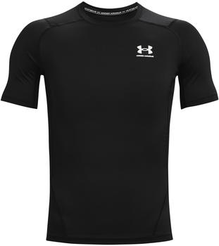 Under Armour Men's T-Shirts HG Armour Comp SS (1361518) black/white